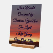 Acryl Inspirerend Bord (Hoek)
