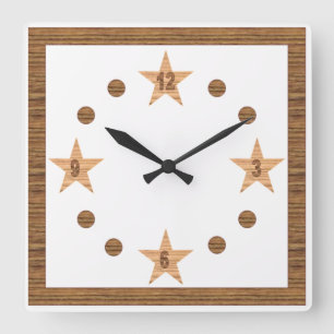Acryl klok, Vierkant TOP DESIGN CLOCK Vierkante Klok