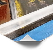 Acryl kunst Londense scène poster Perfect Poster (Hoek)