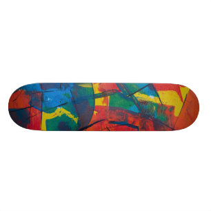 Acryl Kunst Skateboard