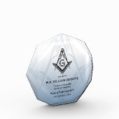 Acryl Masonic Awards | Vrijmetselaarsplaquettes Fotoblokken (Links)