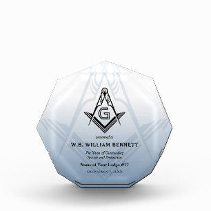 Acryl Masonic Awards Vrijmetselaarsplaquettes Fotoblokken
