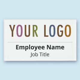 Acryl Naam Tag Magnetische Custom Business Logo