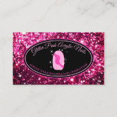 Acryl Nail Sparkle Make-up Visitekaartje (Voorkant)
