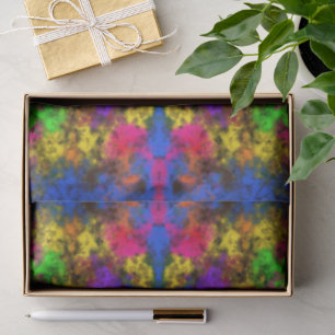 Acryl Neon Kleuren Verfspatten Spat Abstract Tissuepapier