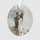 Acryl onze eerste kerstversiering Gold Ornament (voorkant)