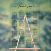 Acryl Onze Favoriete Mensen Bruiloft Zitting Grafi Acryl Bord (Neutraal)