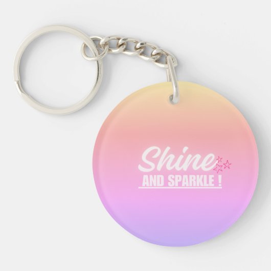 Acryl paarse Sleutelhanger 💜 (Voorkant)