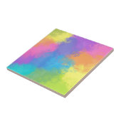 Acryl regenboog tegeltje (Zijkant)