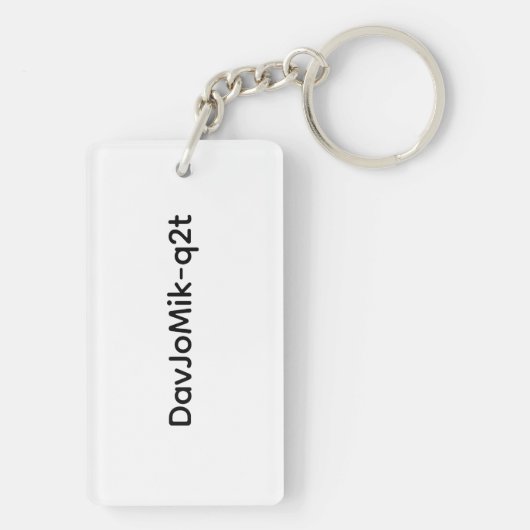 Acryl sleutelhanger (achterkant)