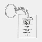 Acryl sleutelhanger (Voorkant Links)