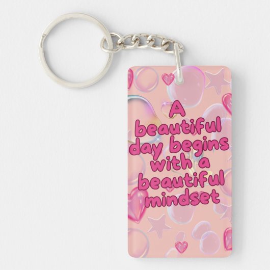 Acryl Sleutelhanger bubbel (Voorkant)