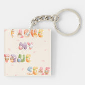 Acryl Sleutelhanger | "Ik hou van mijn ware zelf" (Achterkant)