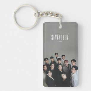Acryl Sleutelhanger KPOP   Zeventien   Enkele zijd
