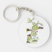 Acryl sleutelhanger met Brantham kaart (Voorkant)