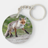 Acryl Sleutelhanger met unieke Fox Design (Achterkant)