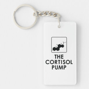 Acryl Sleutelhanger van de Cortisol-pomp