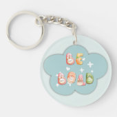 Acryl Sleutelhanger | Wees vet (Voorkant)