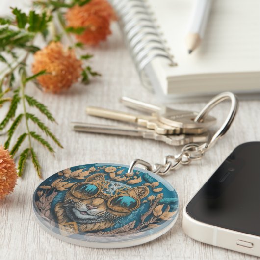 Acryl sleutelhangers met een uniek design (Voorkant Rechts)