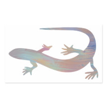 Acryl-stijl Gecko Sticker