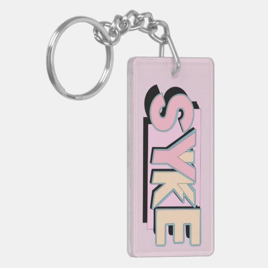 Acryl SYKE Sleutelhanger (Voorkant Links)