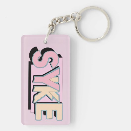 Acryl SYKE Sleutelhanger (achterkant)