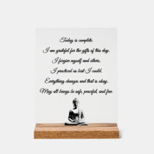 Acryl tafelblad inspirerend gebed bord