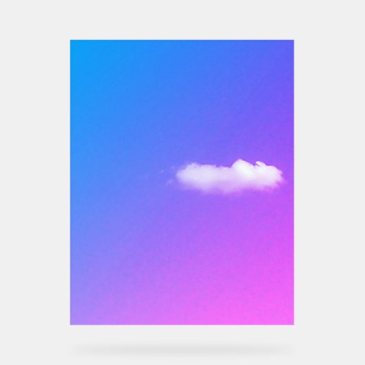 ACRYL TEKEN KOELE ECO STIJL ONTWERP ACRYL BORD (Voorkant)