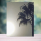 Acryl teken PALM TREE DESIGN STIJL Bord (Neutraal)