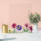 Acryl Teken stijl ontwerp Bord (Huwelijk)