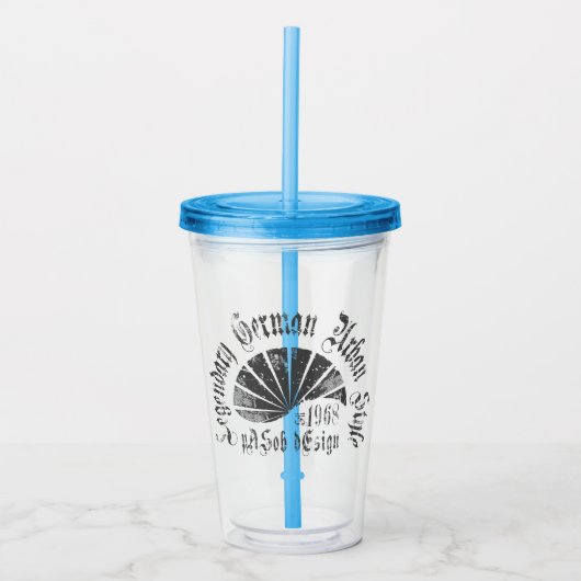 Acryl Tumbler 16oz Acryl Drinkbeker (Voorkant)