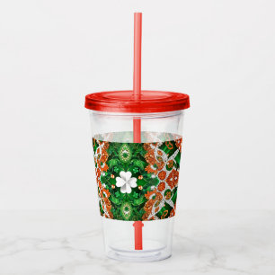Acryl Tumbler met Ierse kleuren Design Drinkbeker