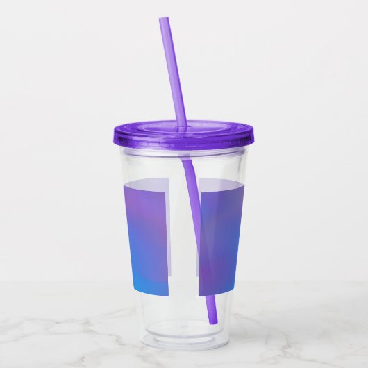 Acryl Tumbler met ontwerp. Acryl Drinkbeker (Links)