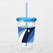 Acryl Tumbler met vlag van Columbia City Acryl Drinkbeker (Rechts)