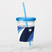 Acryl Tumbler met vlag van Columbia City Acryl Drinkbeker (Links)