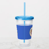 Acryl Tumbler met vlag van Minnesota Acryl Drinkbeker (Rechts)