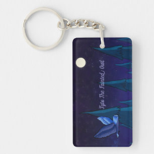 Acryl Tyto Uil Sleutelhanger