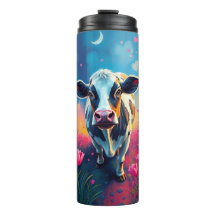 Acryl Valentijnsdag Koe Tumbler