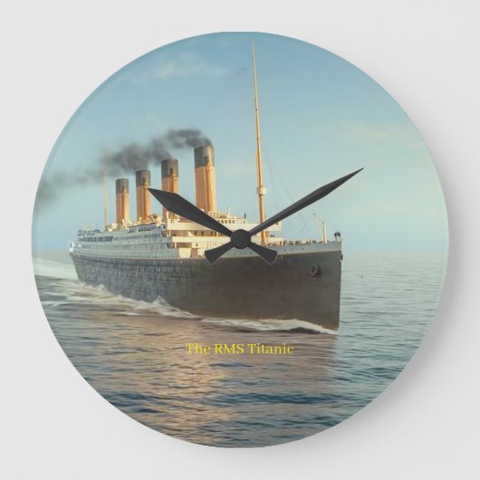 acryl wandkast grote klok (Voorkant)