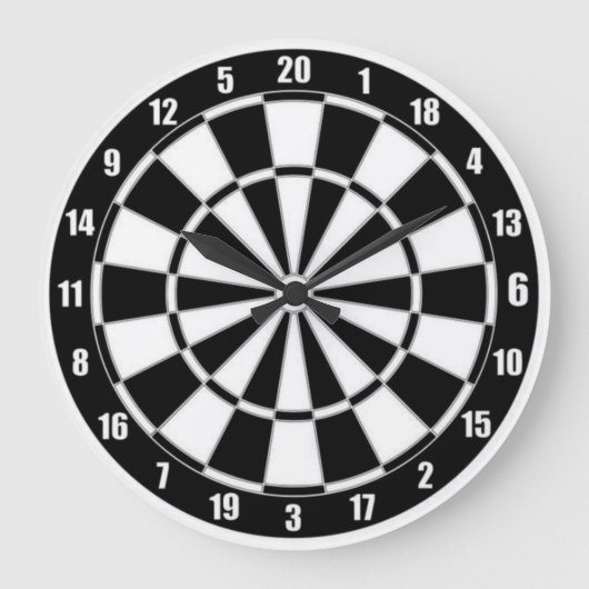 acryl wandkast grote klok (Voorkant)