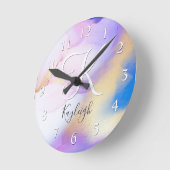 acryl wandkast ronde klok (Hoek)