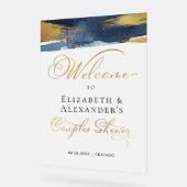 Acryl welkom koppels Douche borden | Abstract (Hoek)