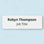 Acrylaat naamkaartje magnetisch minimalistisch pro naambadge