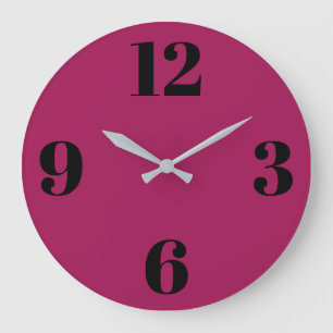 Acrylaat wandklok - In The Pink Grote Klok