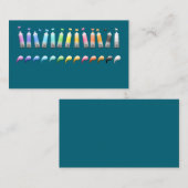 Acrylbuizen van verf Visitekaartje (Voorkant / Achterkant)