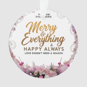 Acrylcircleornament – Blush & Goud Luxe Edit Ornament
