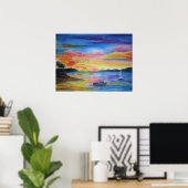 Acryldop met scripts poster (Thuiskantoor)