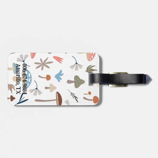 Acrylen bagagelabel (Achterkant horizontaal)