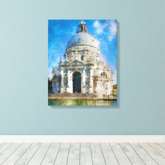 Acrylgebouw Canvas Afdruk (Insitu (Houten vloer))