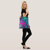 Acrylgiet canvas tas (Op model)